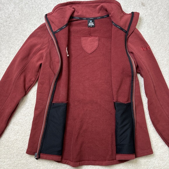 Kuhl Spekter Full Zip Jacket Women's Size Medium Red Outdoor Hiking Sweatshirt - Picture 9 of 13
